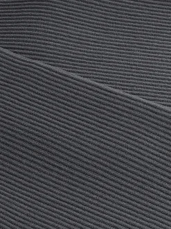 Leisteen grijs - Geribbelde naadloze legging met hoge taille