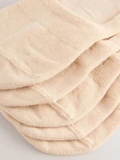 Licht beige - 5 Paar footsies