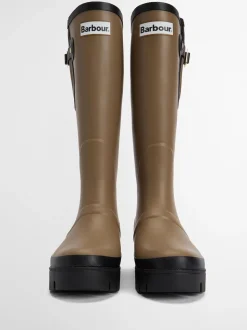 Licht beige - Barbour® Leighton Tall Wellington Boots