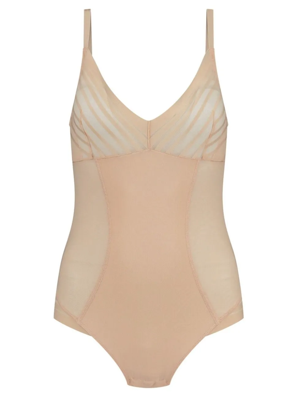 Licht beige - Bye Bra - Powermesh stringbody