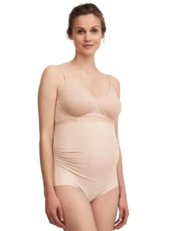 Licht beige - Chantelle Maternity Pure Smooth High Waisted Bump Knickers