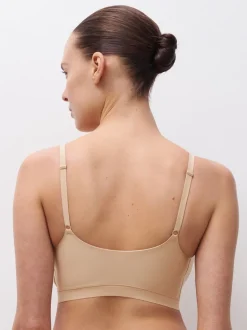 Licht beige - Chantelle zachte stretchy naadloze voorgevormde bralettebeha