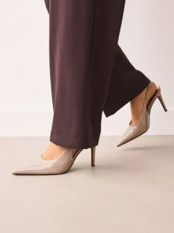 Licht beige - Forever Comfort® puntige schoenen met hielbandje