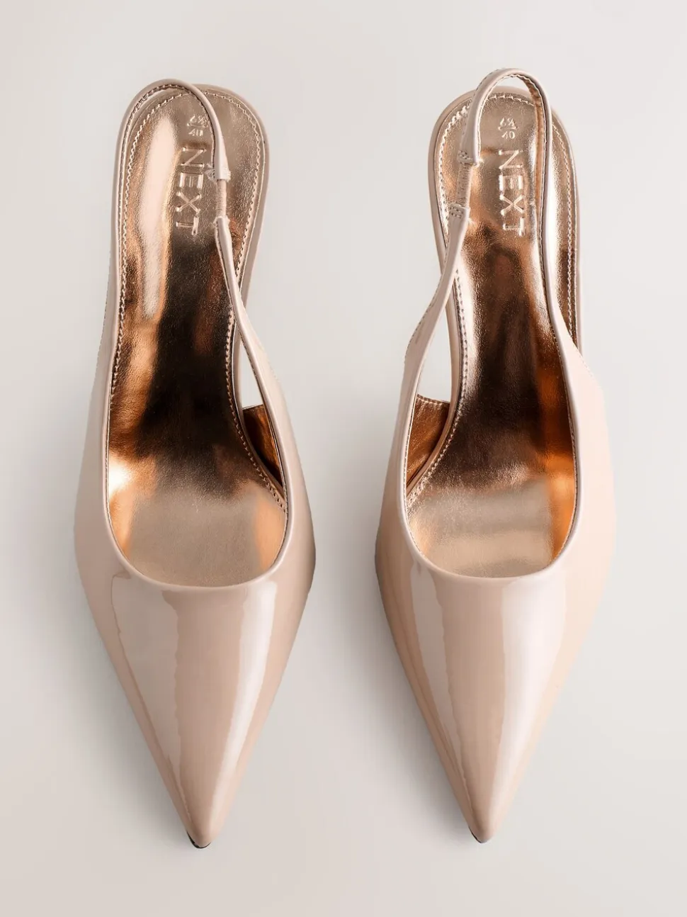 Licht beige - Forever Comfort® puntige schoenen met hielbandje