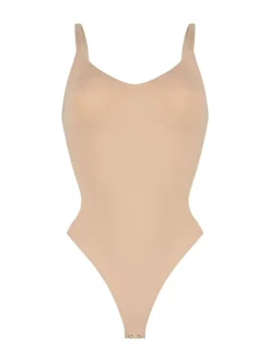 Licht beige - Hunkemöller naadloze hoogopgesneden Enhancing shapewear stringbody