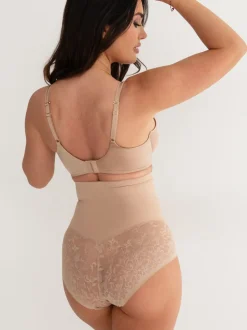 Licht beige - Pour Moi Effortless Shapewear Tummy Control High Waist Briefs