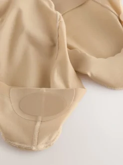 Licht beige - Scallop Edge Sheer Invisible Sokken 2 Pack