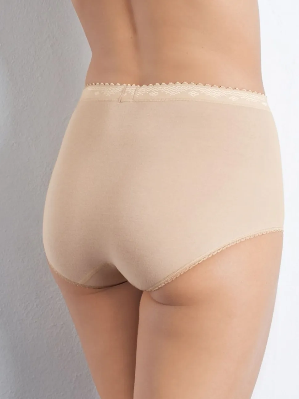Licht beige - Sloggi set van 2 buikcorrigerende slips