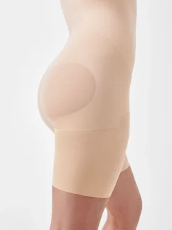 Licht beige - SPANXsculpt™ Naadloze Power bodysuit met open buste tot halverwege de dij