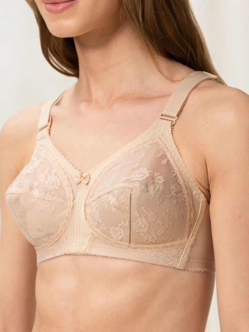 Licht beige - Triumph - Doreen - Beugelloze beha
