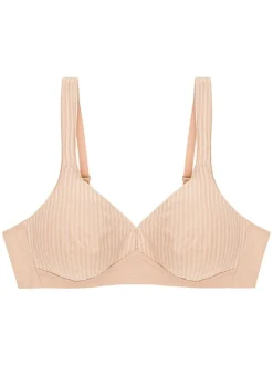 Licht beige - Triumph - Modern zachte katoenen beha zonder beugel