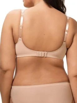 Licht beige - Triumph - Modern zachte katoenen beha zonder beugel