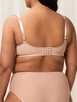 Licht beige - Triumph - Modern zachte katoenen beha zonder beugel