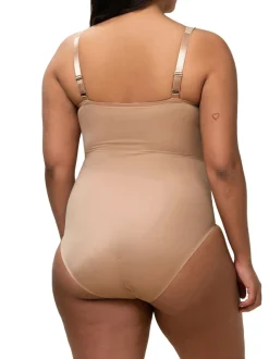 Licht beige - Triumph - True Shape Sensation - Vormgevende body met beugel