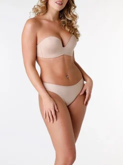 Licht beige - Wonderbra - Perfect Body - Ultieme beugel- en bandjesloze 'huid'-beha