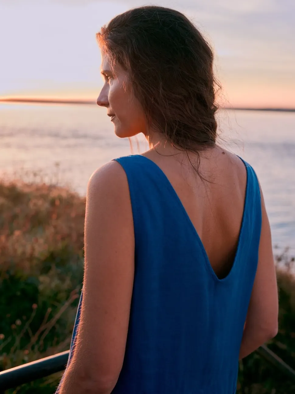 Lichtblauw - Seasalt Cornwall - Salt Air - 100% linnen jumpsuit