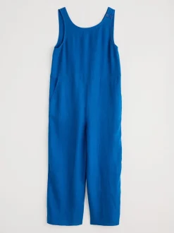 Lichtblauw - Seasalt Cornwall - Salt Air - 100% linnen jumpsuit