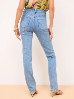 Lichtblauw - Superzachte slim-fit jeans