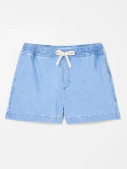Lichtblauw vintage - FatFace Drawstring Short