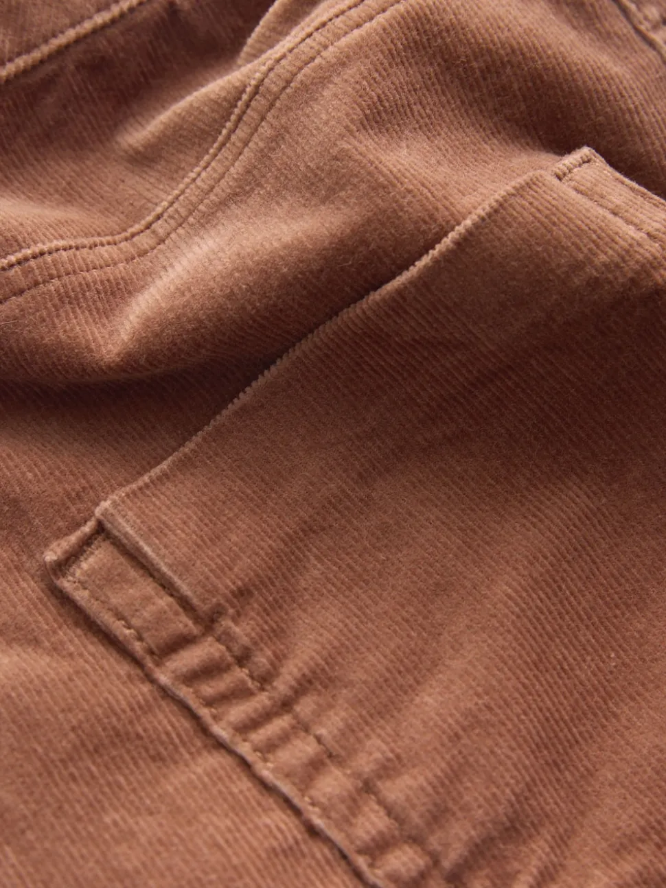 Lichtbruin - Corduroy boot cut broek