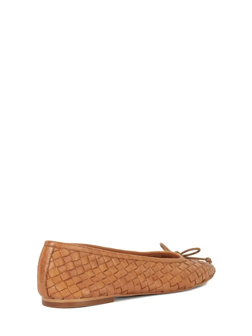 Lichtbruin - Dune London Heat Woven Ballerina Shoes