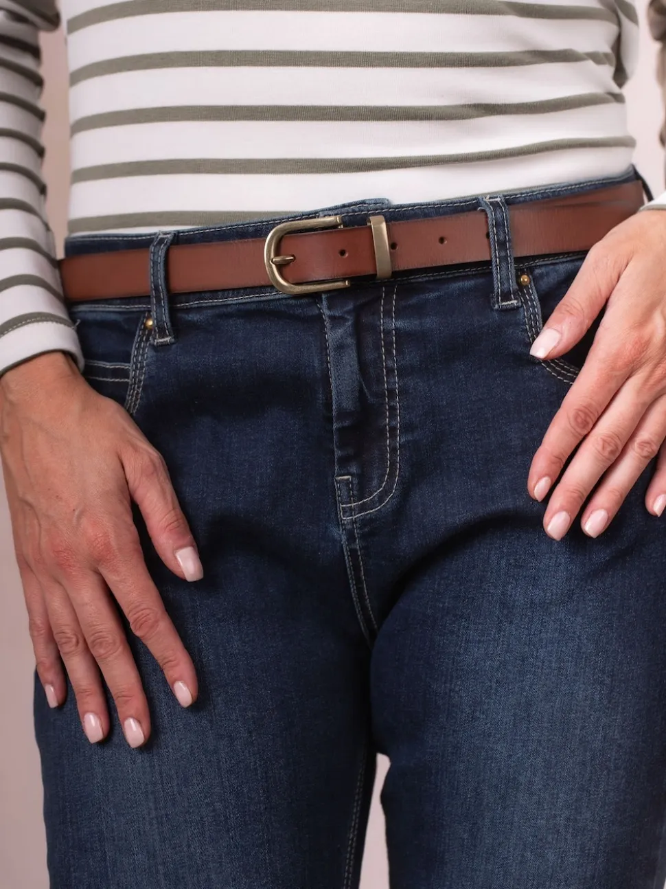 Lichtbruin - Lakeland Leather Kelsick Belt