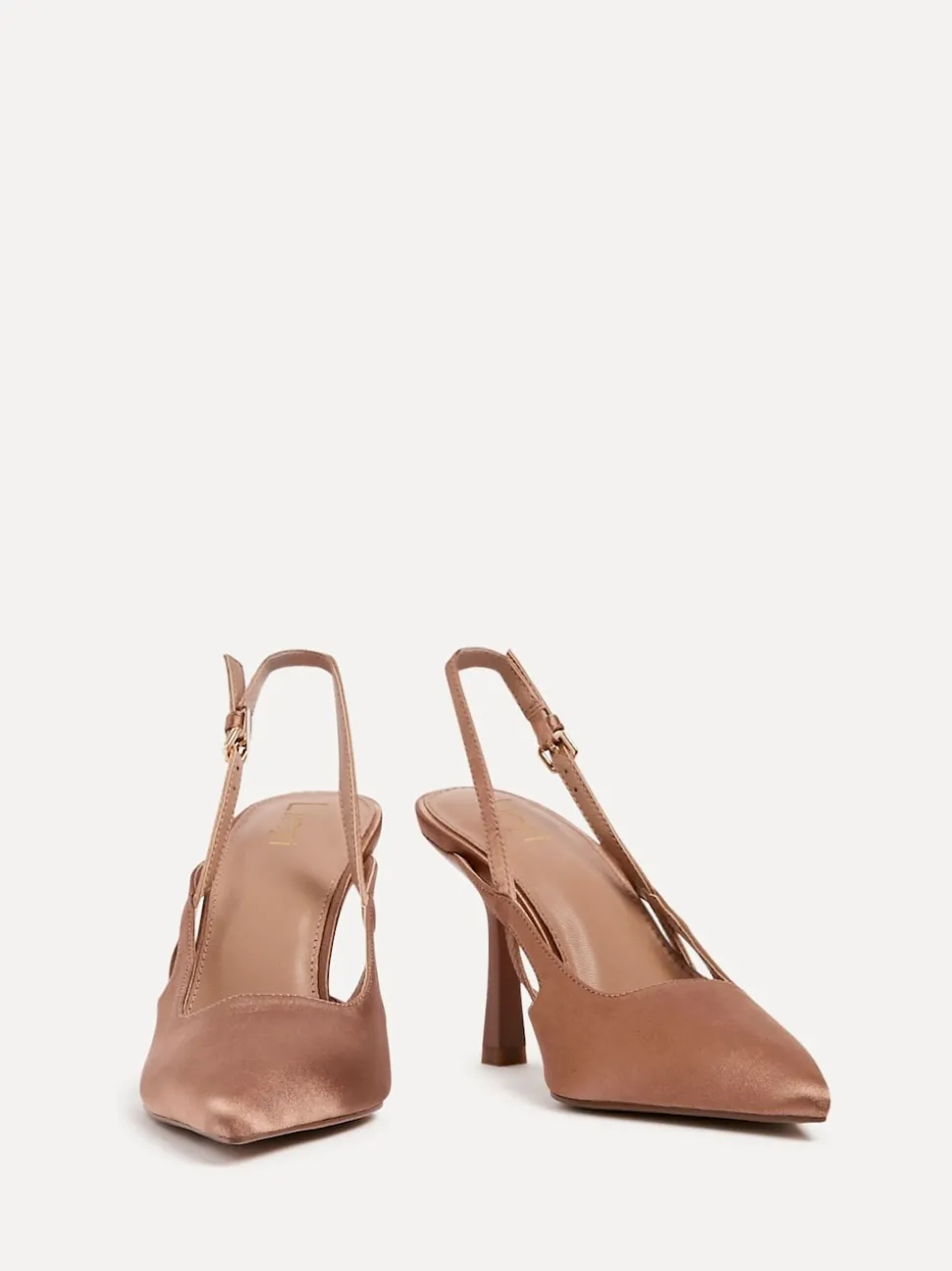 Lichtbruin - Linzi Rhea Slingback hakken