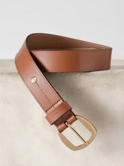 Lichtbruin - Regular Premium Made In Italy Casual Leather Belt