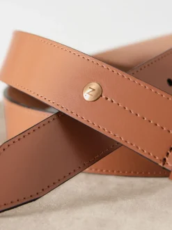 Lichtbruin - Regular Premium Made In Italy Casual Leather Belt