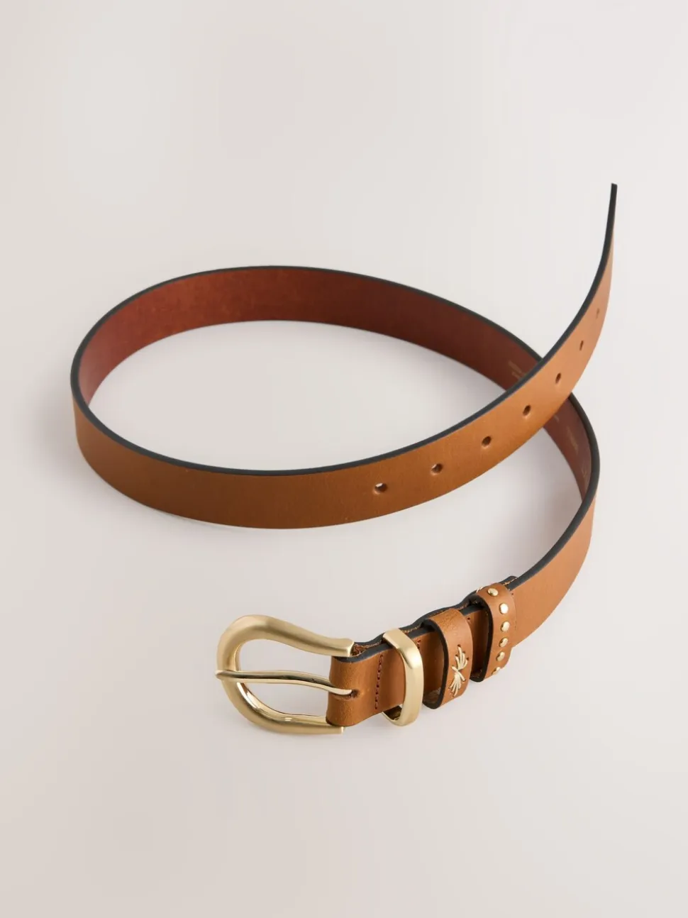 Lichtbruin - Regular Western Leather Belt