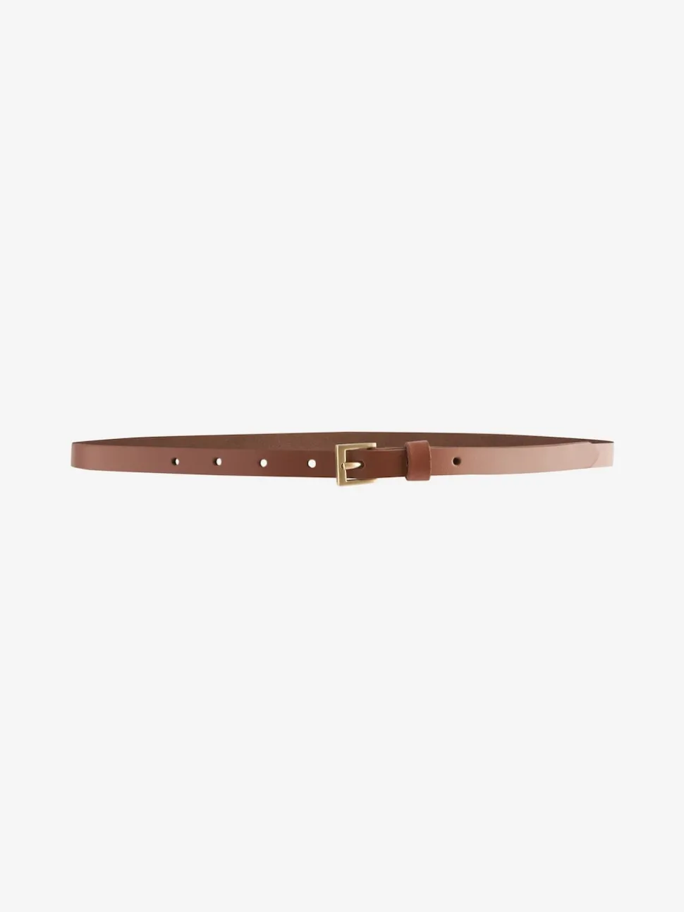 Lichtbruin - Smalle leren riem