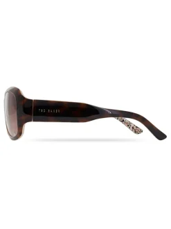 Lichtbruin - Ted Baker Tortoiseshell Charlotte zonnebril