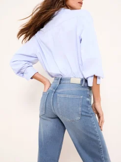 Lichte wassing blauw - Lipsy Wide Leg Jeans