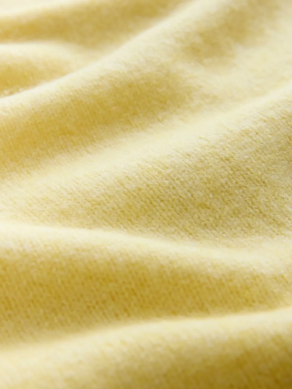 Lichtgeel - N.Premium 100% Merino Wool V-Neck Jumper