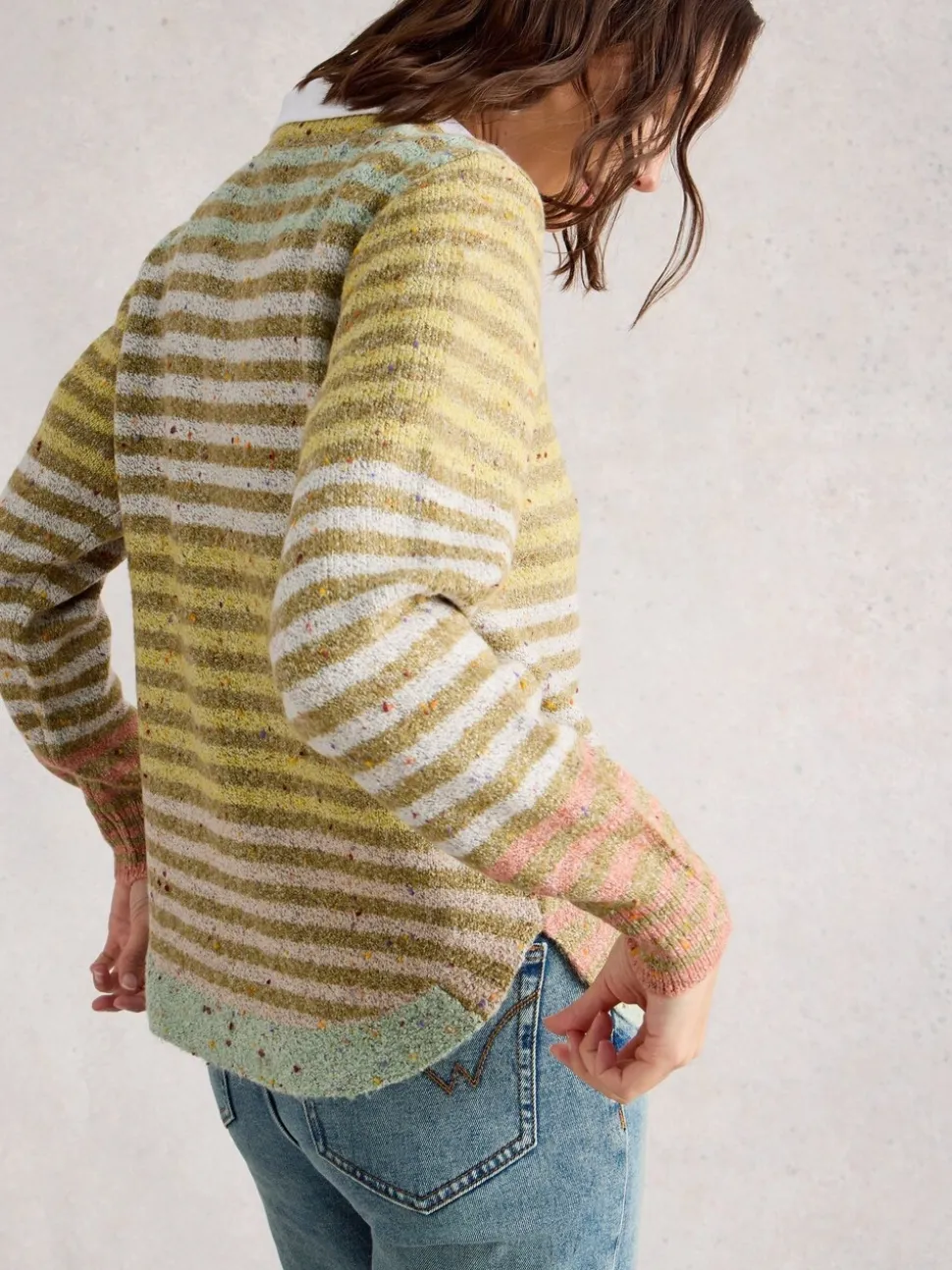Lichtgeel - White Stuff Talia Nep Jumper