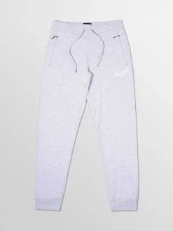 Lichtgrijs - Skinny joggingbroek met ananasprint en rits