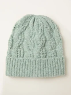 Lichtgroen - FatFace Cable Beanie