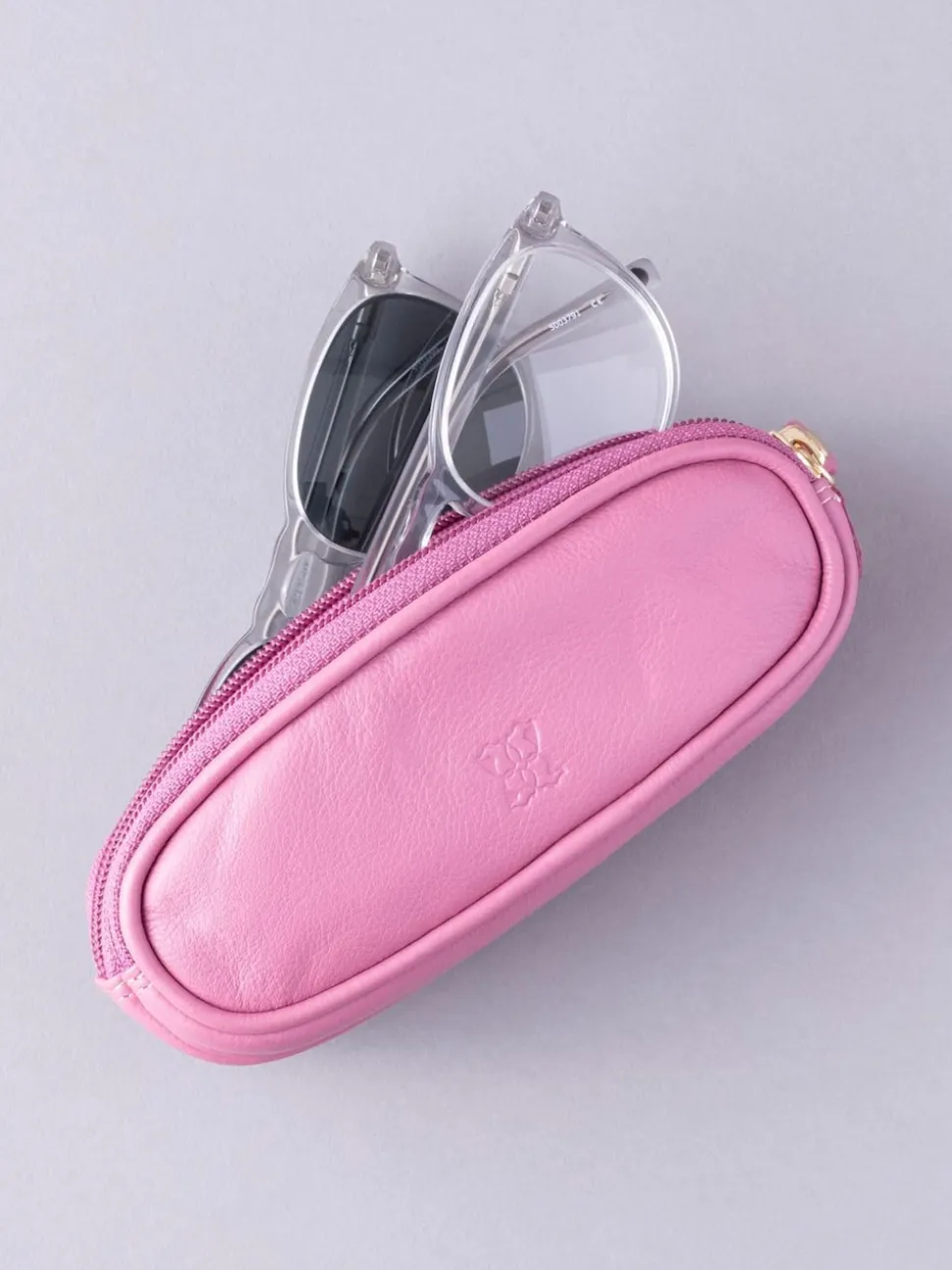 Lichtpaars - Lakeland Leather dubbele brillenkoker