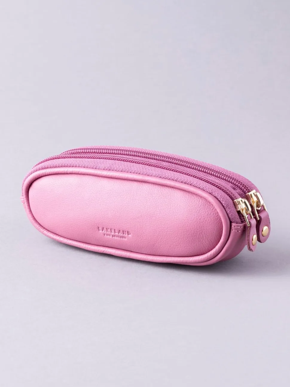 Lichtpaars - Lakeland Leather dubbele brillenkoker