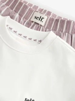Lichtpaars - self. Pyjama met korte mouwen