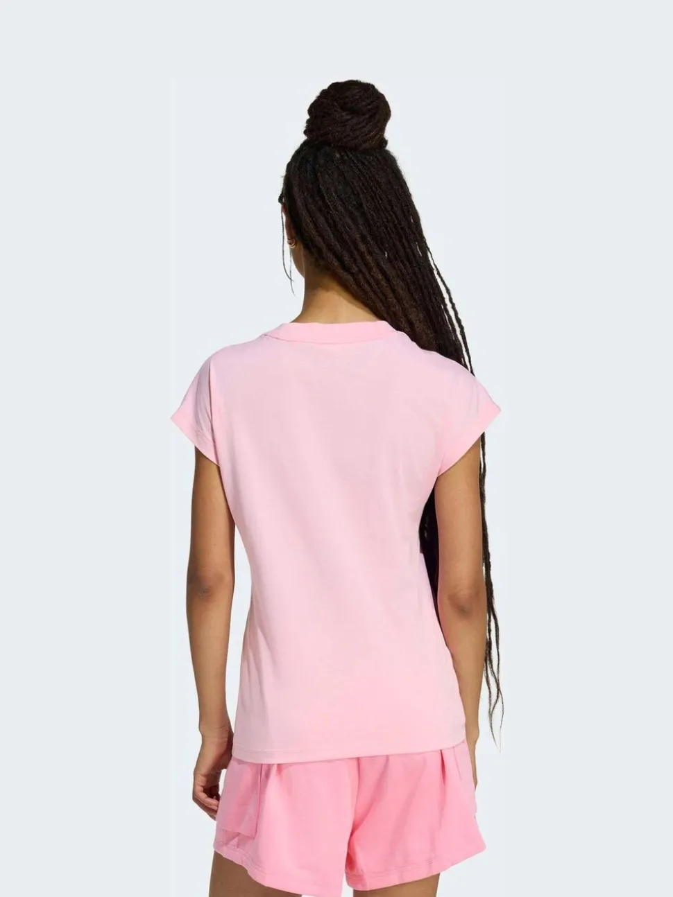 Lichtroze - adidas Essentials jersey T-shirt