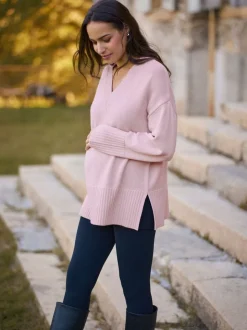 Lichtroze - Seraphine Knitted Merino Wool Maternity & Nursing Jumpers 3 Piece