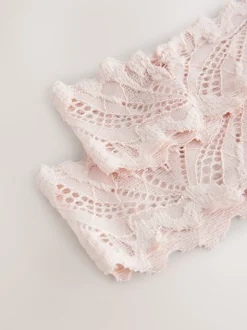 Lichtroze - Ultimate Comfort kanten slip verpakking van 2