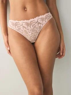Lichtroze - Ultimate Comfort kanten slip verpakking van 2