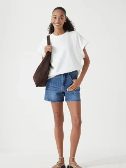 Light Blue Authentic - Hush Essential Denim Shorts