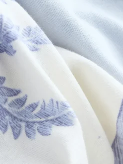Lila paarse palm - Pyjama met korte mouwen