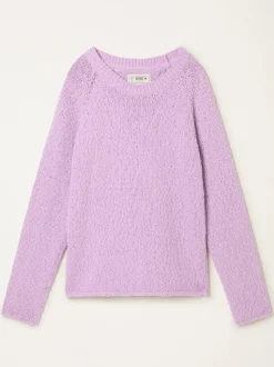 Lila-paars - FatFace Knitted Slub Jumper