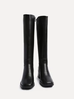 Linzi Brandy Block Heel High Leg Boots