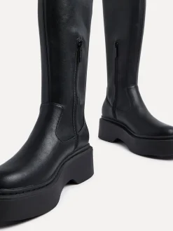 Linzi Bruna Platform High Leg Stretch Boots