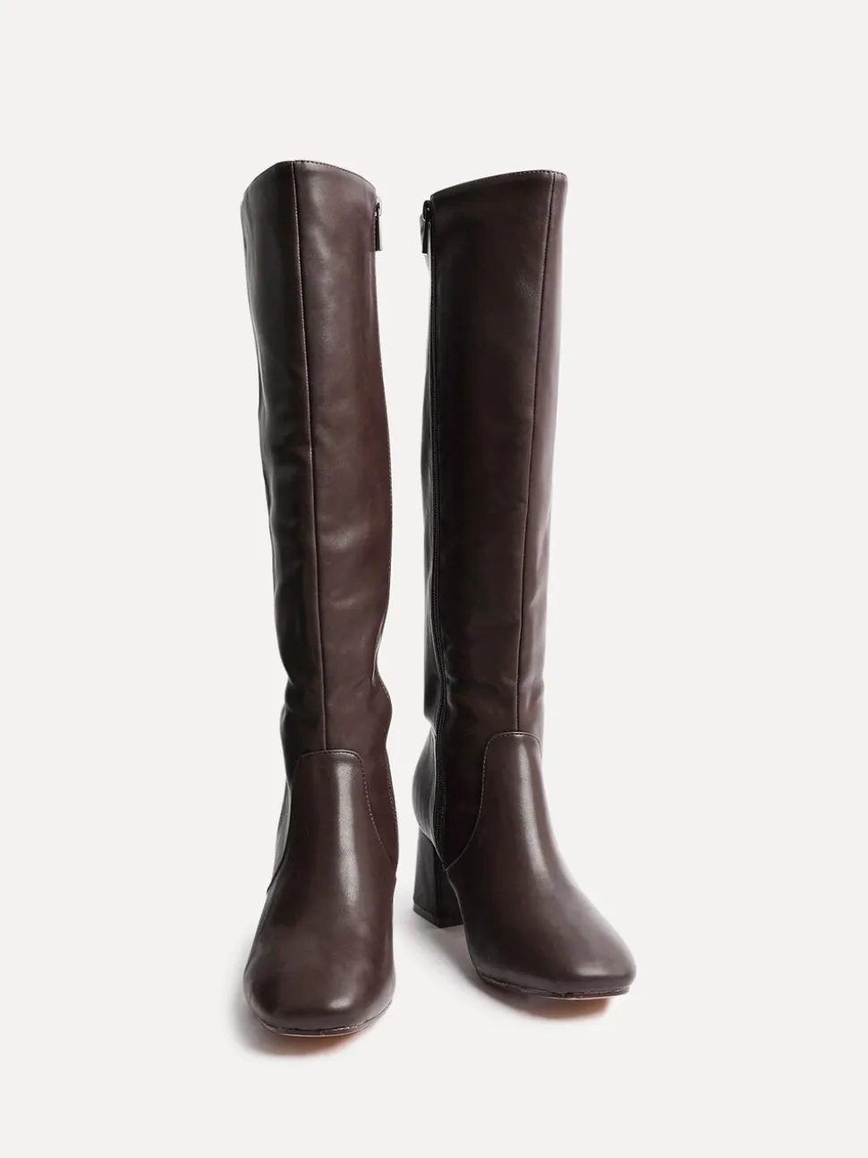 Linzi Fable Wide Fit Block Heeled High Leg Boots